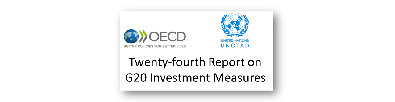 UNCTAD-OECD Report On G20 Investment Measures (24th Report) | UNCTAD ...